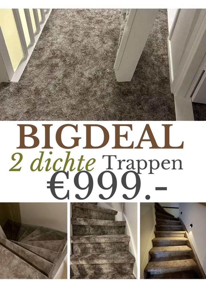 Trapbekleden v.a. € 439.-, All - in Inclusief., Huis en Inrichting, Stoffering | Vloerbedekking, Nieuw, Tapijt, minder dan 10 m²