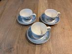 Wedgewood sarah’s garden snow drop set 3 kopjes met schotel, Ophalen of Verzenden, Zo goed als nieuw, Wedgwood, Kop(pen) en/of Schotel(s)