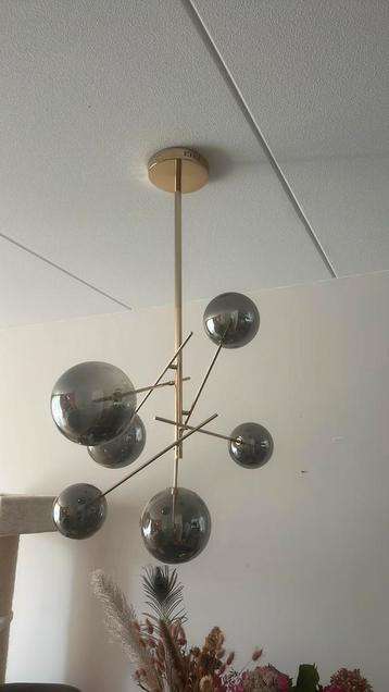 Hanglamp bollen goud