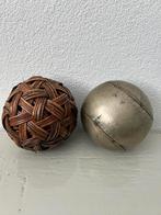 Bollen / Ballen / Sierbollen~Rotan en Metaal~Decoratie, Ophalen of Verzenden, Zo goed als nieuw