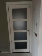 Mooie binnendeur met mat glas, Ophalen, 50 tot 100 cm, Zo goed als nieuw, 150 tot 200 cm