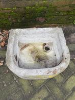 Oude stenen drinkbak / fontein, Ophalen, Gebruikt, Graniet, Fontein