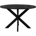 Ronde eettafel mangohout 150 cm, Rond, Nieuw, Ophalen of Verzenden, Vijf personen of meer