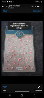 Diversen zelfklevende 5D nagelstickers allemaal nog nieuw, Ophalen of Verzenden, Nieuw, Handen en Nagels