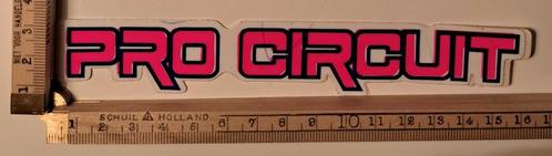 Vintage sticker Pro Circuit motor uitlaten crossmotor, Verzamelen, Stickers, Zo goed als nieuw, Overige typen, Ophalen of Verzenden