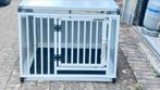 Hundos autokennel aluminium! Maten op de foto M/L, Ophalen of Verzenden, Zo goed als nieuw