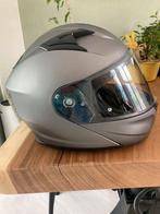 Vinz systeemhelmen, mat grijs, Bluetooth intercom. Maat M, Motoren, Overige merken, M, Systeemhelm, Dames