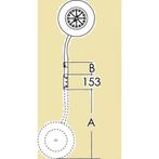 Set RVS dubbele strandwielen opklapbaar 240 kg. € 257,95, Ophalen of Verzenden, Nieuw, Overige typen