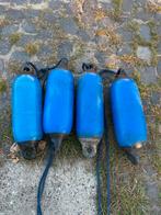 Blauwe fenders te koop diameter is 195mm bij 52 cm, Watersport en Boten, Ophalen, Ankeren en Afmeren, Zeilboot of Motorboot