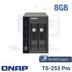 NAS QNAP TS-253 Pro 8GB refurbished, Info@qnap.com, QNAP, Ophalen of Verzenden, Zo goed als nieuw
