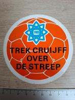Sticker Trek Cruijff over de streep Tros, Ophalen of Verzenden, Zo goed als nieuw, Ajax, Poster, Plaatje of Sticker