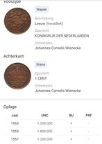 Set 3x cent Suriname 1 cent, 1957 1959 1960 P, Verzenden, Zuid-Amerika, Setje