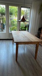 Eiken tafel met 2 laden, Ophalen, Gebruikt, 50 tot 100 cm, Vijf personen of meer