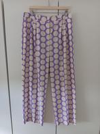 Benetton paarse broek met bolletjes print mt.42 *NIEUW*, Kleding | Dames, Ophalen, Benetton, Paars, Maat 42/44 (L)