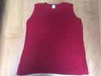 MISS ETAM bordeauxrode / rode top zonder mouw maat XL XXL 46, Miss Etam, Gedragen, Rood, Shirt of Top