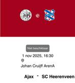 Gezocht! Ajax-Heerenveen tickets, Tickets en Kaartjes, Drie personen of meer
