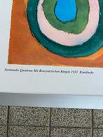 Kandinsky print van schilderij 120 x 90 cm, Print, Gebruikt, Ophalen of Verzenden, 100 tot 125 cm