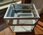 Kewlox glazen kast met lade, vitrinekast, Huis en Inrichting, Ophalen, Zo goed als nieuw