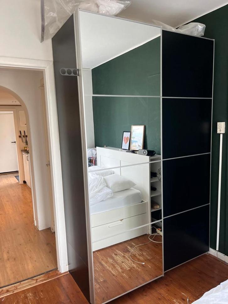 Pax Kledingkast met Spiegeldeur, Huis en Inrichting, Kasten | Kledingkasten, Zo goed als nieuw, 200 cm of meer, 150 tot 200 cm