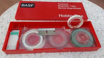 BASF Bandrecorder plakset mt aan en afloopdatum,plaktape enz beschikbaar voor biedingen