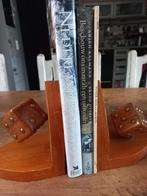 Vintage Boekensteunen  Dobbelsteen, Ophalen of Verzenden, Gebruikt