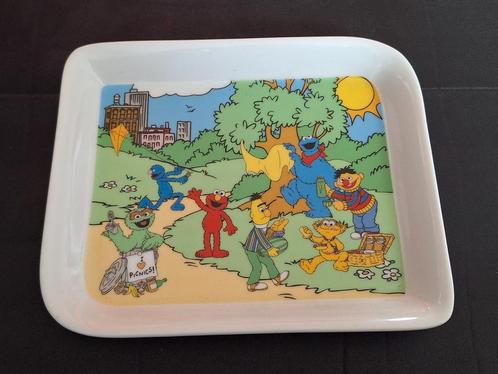 Vintage Sesamstraat Porseleinen Cakeschaal, Antiek en Kunst, Antiek | Servies los, Ophalen of Verzenden