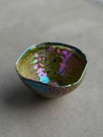 Schoteltje antiek metallic gekleurd, keramiek, Ophalen of Verzenden