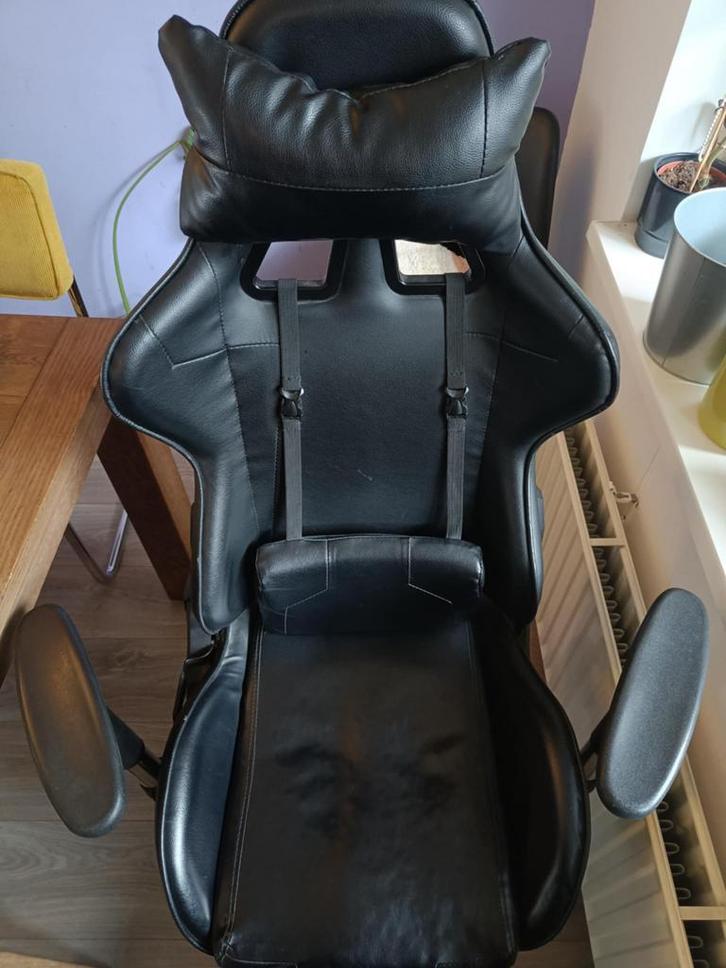 Ergonomic Gaming Chair - office chair, Huis en Inrichting, Bureaustoelen, Zo goed als nieuw, Bureaustoel, Zwart, Ergonomisch, Ophalen