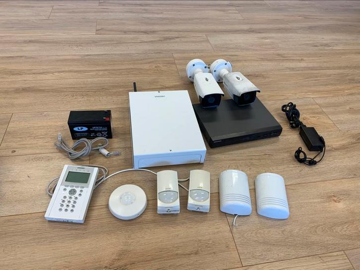 Alarmsysteem geschikt voor meldkamer, Doe-het-zelf en Verbouw, Alarmsystemen, Gebruikt, Compleet systeem, Beweging, Alarmoproep bij centrale