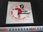 sticker ehv MK de diesbergen mode & kleding opleiding, Verzamelen, Ophalen, Zo goed als nieuw