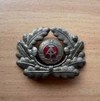 DDR Schirmmütze embleem met logo DDR, Verzenden, Landmacht, Duitsland, Embleem of Badge