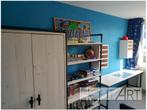 Bureau zwarte steigerbuis met steigerhout NIEUW, Info@hout-art.nl, Nieuw, Ophalen of Verzenden, Hoeves 3