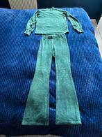 Hema Huispak / pyjama forest green rib maat S, Ophalen of Verzenden, Zo goed als nieuw, Maat 36 (S), Hema