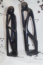 Beeld zwart uit kenia mens in gedachten. Handgemaakt. Ik heb, Antiek en Kunst, Kunst | Beelden en Houtsnijwerken, Ophalen of Verzenden
