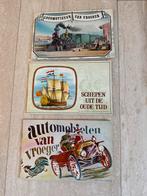 Oude Prentenboeken - Locomotieven, Schepen, Auto's, Ophalen of Verzenden, Geschiedenis