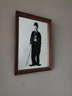 Spiegel - Charlie chaplin, Ophalen of Verzenden, Zo goed als nieuw