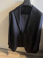 SuitSupply Navy Tailored Fit Havana Suit, Kleding | Heren, Blauw, Ophalen of Verzenden, Zo goed als nieuw, Maat 46 (S) of kleiner