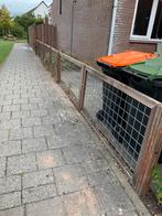 Hekwerk. Betongaas / hardhout., Ophalen, Zo goed als nieuw, Hout, Tuinhek