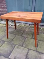 Vintage tafel teak/hout., Gebruikt, Rechthoekig, 45 tot 60 cm, Vintage/ sixties