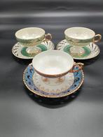 Fijne porseleinen kopjes met schotels, Ophalen of Verzenden