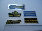 sticker oud Autobedrijf auto oldtimer garage retro toyota, Verzenden, Zo goed als nieuw, Bedrijf of Vereniging