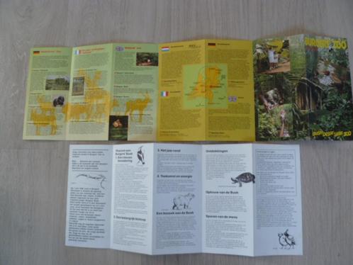 Burgers Zoo: 2 oudere folders. (tussen 1995 en 2000??), Boeken, Catalogussen en Folders, Zo goed als nieuw, Folder, Ophalen of Verzenden