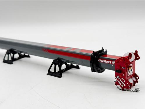 WSI LIEBHERR MAST + MASTSTEUNEN LADING MAMMOET, Hobby en Vrije tijd, Modelauto's | 1:50, Nieuw, Hijskraan, Tractor of Landbouw