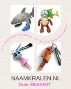 Brainrot sleutelhanger met gratis naamsleutelhanger er aan, Ophalen of Verzenden, Nieuw, Knuffel of Figuurtje