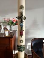 paaskaars te koop met houten voet, Ophalen, Nieuw, 75 cm of meer, Kaars