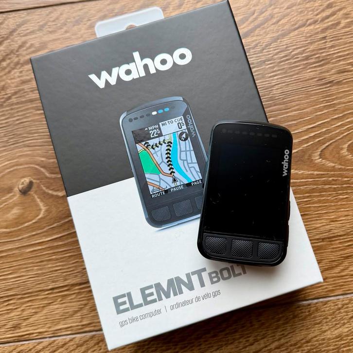 Wahoo Elemnt Bolt V2 Fietscomputer, Fietsen en Brommers, Fietsaccessoires | Fietscomputers, Zo goed als nieuw, Draadloos, Ophalen of Verzenden