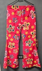 flower power dames broek jaren 60 rood & geel maat S € 5,00, Flower power, Ophalen of Verzenden, Kleding, Maat 36 (S)