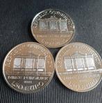 3 Stuks 1oz WIENER PHILHARM0NIKER., Ophalen of Verzenden, Zilver