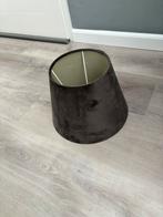 Lampenkap donkerbruin – 22,5 cm hoog Fluwelen stof, Ophalen of Verzenden, Zo goed als nieuw, Rond, Minder dan 25 cm