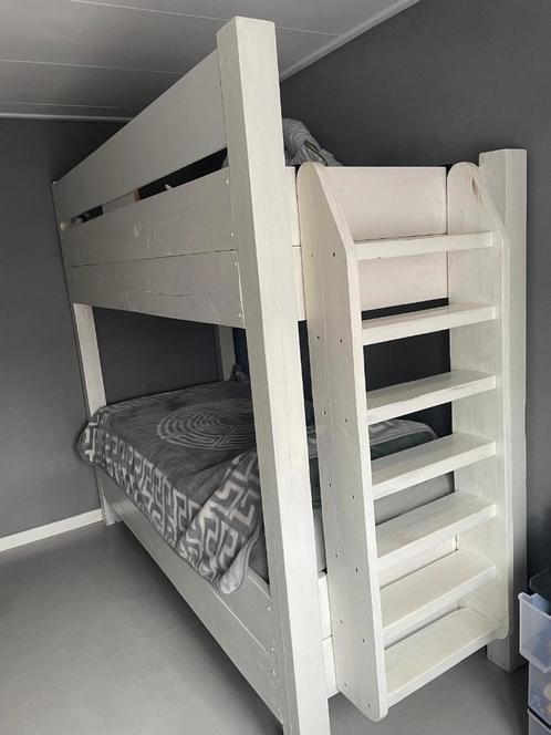 stapel bed, Huis en Inrichting, Slaapkamer | Stapelbedden en Hoogslapers, Zo goed als nieuw, Stapelbed, 180 cm, 200 cm, Tweepersoons